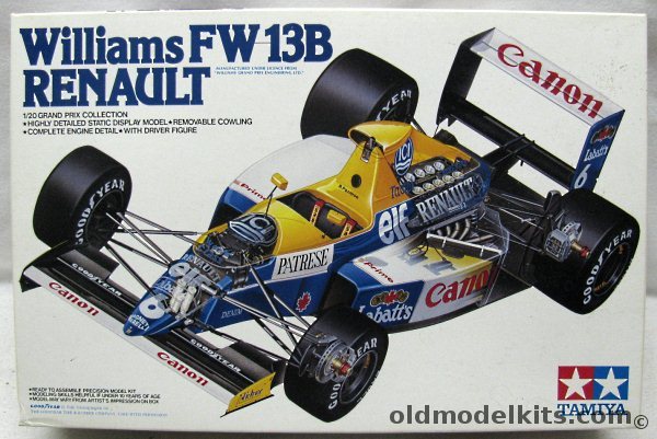 Tamiya 1/20 Williams FW-13B Renault, 20025 plastic model kit